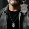 image:imageHero Company St Michael Pendant Necklace  St Michaels Shield Defend Us Mens Necklace  Helps Pair Veterans With A Service Dog Or Shelter Dog