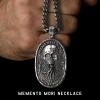 image:imageHero Company Stainless Steel Necklace for Men  Memento Mori Vita Et Mors Necklace Pendant  Helps Pair Veterans With A Service Dog Or Shelter Dog