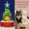 image:imageiHeartCats Christmas Resin Cat Tree  My Christmas Wish