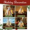 image:imageiHeartDogs Christmas Tree Topper Decoration  The Original Dog Christmas Miracle Angel Dog Tree Topper LED Lighted Halo Snowflake Garland amp Wings Decor Ornament Holiday DecorationWhite Glowing Halo Dog