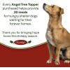 image:imageiHeartDogs Christmas Tree Topper Decoration  The Original Dog Christmas Miracle Angel Dog Tree Topper LED Lighted Halo Snowflake Garland amp Wings Decor Ornament Holiday DecorationWhite Glowing Halo Dog