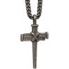 image:imageHero Company Cross Necklace for Men  Nailed to the Cross Galatians 220 Stainless Steel Christian Necklace  Helps Pair Veterans with a Service Dog or Shelter Dog