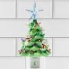 image:imageiHeartCats Christmas Tree Cat Night Light Nostalgic Hand Crafted Christmas Tree Kitchen Family Room Bathroom