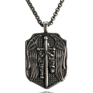image:imageHero Company St Michael Pendant  St Michael The Archangel Necklace  Helps Pair Veterans with a Service Dog or Shelter Dog