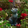image:imageiHeartCats Cat Memorial Figurine with Butterfly  Cat Statue Pet Memorial Gifts