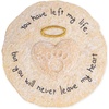 image:imageiHeartDogs Pet Memorial Garden Stone  You Will Never Leave My Heart  Dog or Cat Bereavement Loss Gift