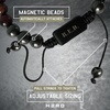 image:imageHero Company RED Tigers Eye and Titanium Magnetic Bead Bracelet for Men  Helps Pair Veterans With A Service Dog