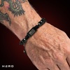 image:imageHero Company RED Tigers Eye and Titanium Magnetic Bead Bracelet for Men  Helps Pair Veterans With A Service Dog
