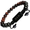 image:imageHero Company RED Tigers Eye and Titanium Magnetic Bead Bracelet for Men  Helps Pair Veterans With A Service Dog