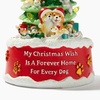 image:imageiHeartDogs CeramicStyle Nostalgic Mini Dog Christmas Tree Figurine  My Christmas Wish