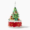 image:imageiHeartDogs CeramicStyle Nostalgic Mini Dog Christmas Tree Figurine  My Christmas Wish